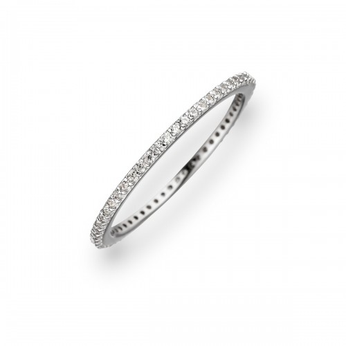 Ring 925 Sterlingsilber Zirkonia weiß