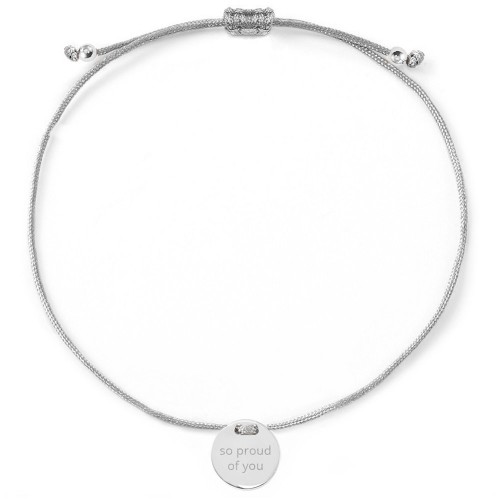 Armband "so proud of you" mit Rückseitengravur - 925 Sterlingsilber