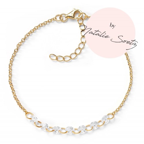 Armband mit Zirkonia by Natalie Soetz - 925 Sterlingsilber