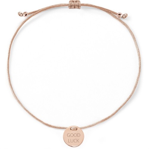 Armband "good luck" mit Rückseitengravur - 925 Sterlingsilber