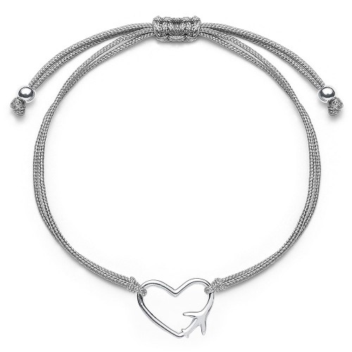 Armband "Fliegerherz" - 925 Sterlingsilber