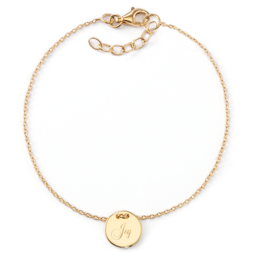 Armband "Joy" mit Rückseitengravur | 925 Sterlingsilber