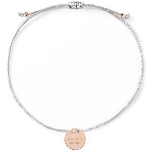 Armband "lass uns tanzen" mit Rückseitengravur - 925 Sterlingsilber