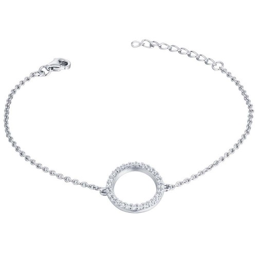 Kreis - Armband mit Zirkonia - Sparkling Circle - 925 Sterlingsilber