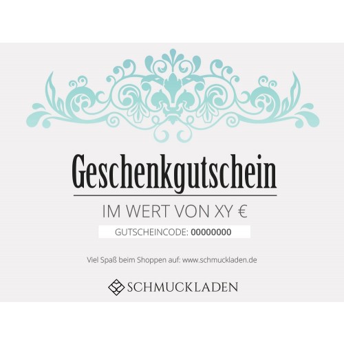 Geschenkgutschein Mint Floral 