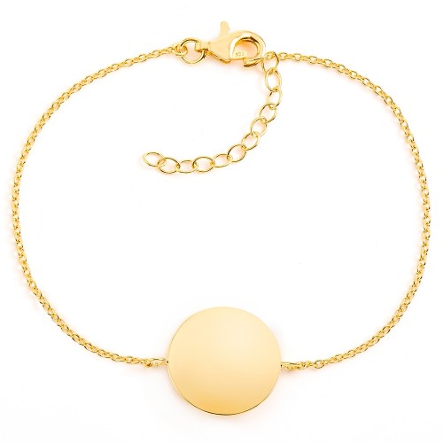 Armband Round mit Deinem Motiv -  925 Sterlingsilber