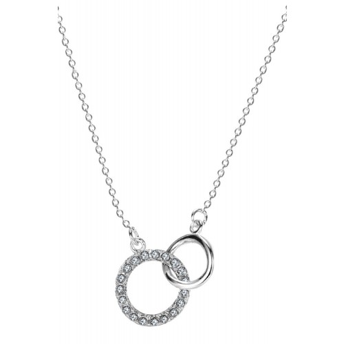Halskette 2 Kreise - Double Circle - 925 Sterlingsilber