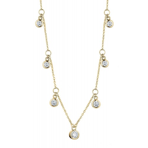 Halskette Seven Zirkonia - 925 Sterlingsilber