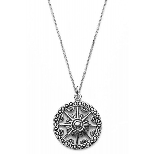Münzkette Sonne - 925 Sterlingsilber