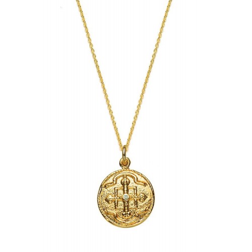Münzkette "Vikingcross" - 925 Sterlingsilber