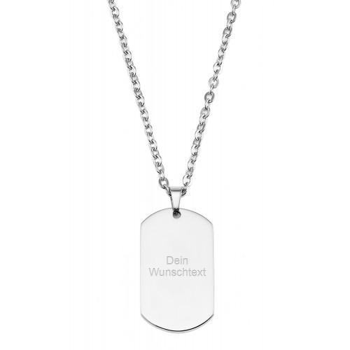 Herren-Halskette Dog Tag