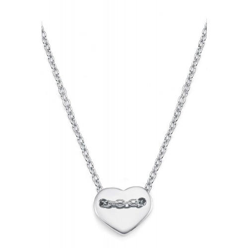 Herzkette "Little sweet Heart" - individuell gravierbar - 925 Sterlingsilber