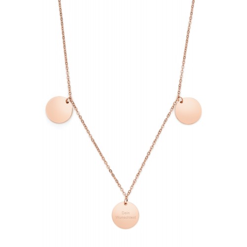 Familienkette Triple Boho mit Wunschgravur
