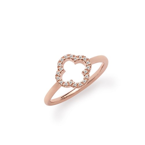 Ring Kleeblatt - 925 Sterlingsilber