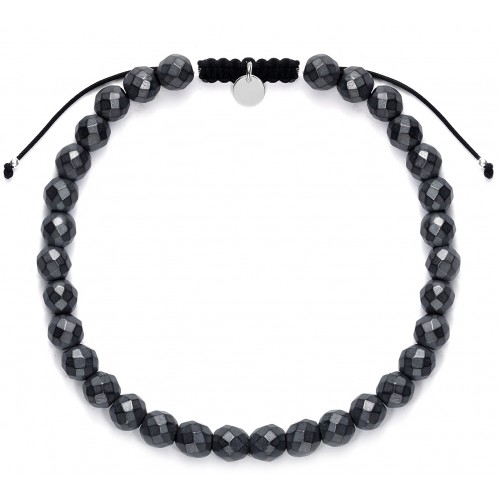 Männer-Armband mit Hämatit "Strength"