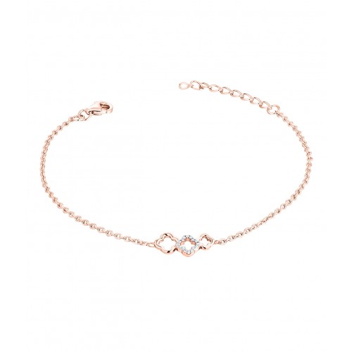 Armband Kleeblatt Triple Clover - 925 Sterlingsilber