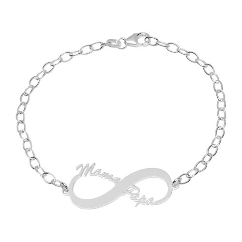 Namensarmband "Infinity" - 925 Sterlingsilber