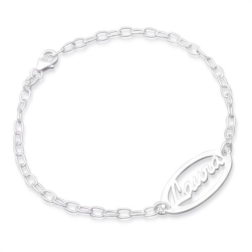 Individuelles Namensarmband – Sterlingsilber