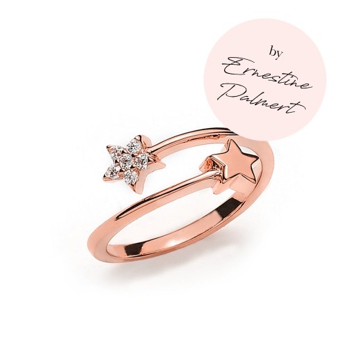 Stern-Ring by Ernestine Palmert - 925 Sterlingsilber