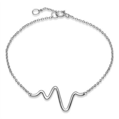Armband Herzschlag - 925 Sterlingsilber
