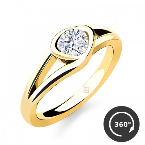 Verlobungsring "Glamorous Love" – Gold