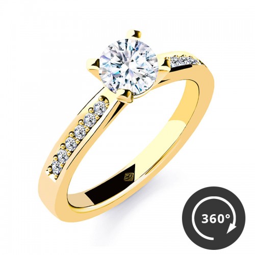 Verlobungsring "Yes, I Do" -  Gold