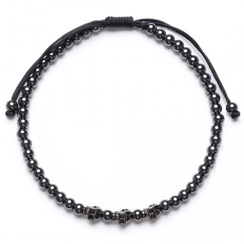 Armband "Skullpearls"