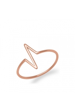 Ring gezackt