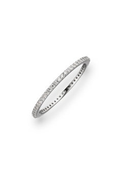 Ring 925 Sterlingsilber Zirkonia weiß