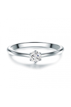 Solitärring Merle - 925 Sterlingsilber Zirkonia