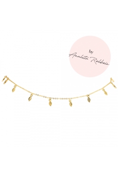 Choker mit Blättern by Anahita Rehbein 
