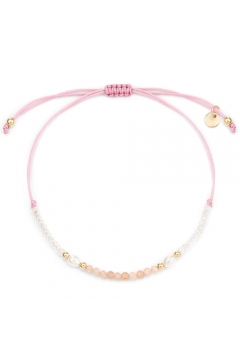 Stoffarmband Lively - 925 Sterlingsilber