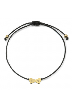 Herz-Armband mit gravierbaren Herzen
