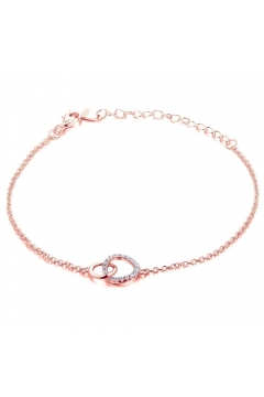 Armband mit 2 Kreisen - Double Circle - 925 Sterlingsilber
