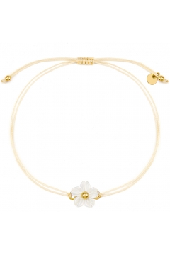 Armband Flower aus Perlmutt und 925 Sterlingsilber