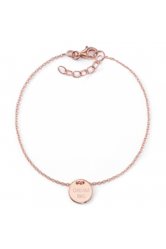 Armband "DREAM BIG" mit Rückseitengravur | 925 Sterlingsilber