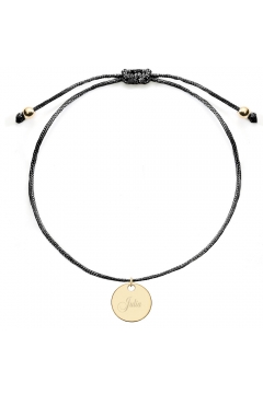 Armband mit runder Gravurplatte | individuell gravierbar