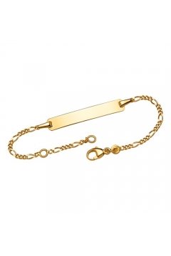 Armband inkl. Gravur (375 Gelbgold)