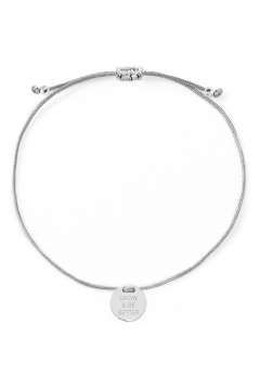 Armband "grow and be better" mit Rückseitengravur - 925 Sterlingsilber