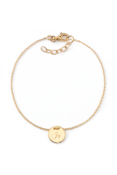 Armband "Joy" mit Rückseitengravur | 925 Sterlingsilber