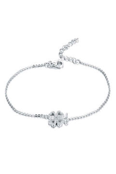 Kleeblatt Armband - 925 Sterlingsilber