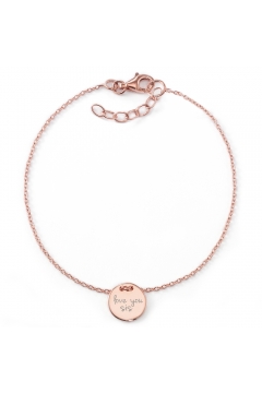 Schwestern-Armband "Love you sis" | 925 Sterlingsilber