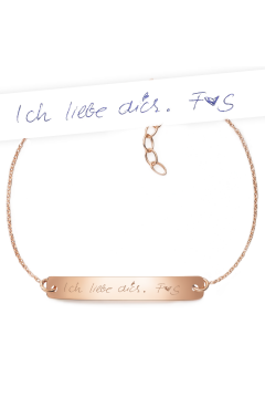 Gravurarmband "Deine Handschrift" - 925 Sterlingsilber