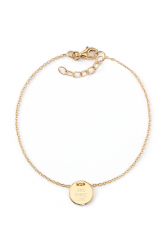Armband "SING DANCE LOVE" mit Rückseitengravur | 925 Sterlingsilber