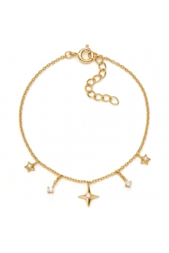 Armband Andromeda mit Zirkonia - 925 Sterlingsilber