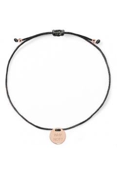 Armband "WHY NOT?" mit Rückseitengravur - 925 Sterlingsilber