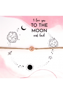 Armbandkarte To the Moon and Back