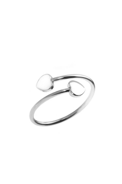 Herz-Ring Double Love - größenverstellbar