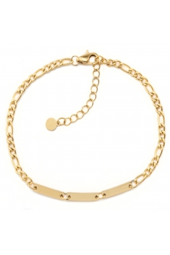 Figaro-Armband Trinité mit Gravur