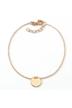 Gravur-Armband "Love You Mum" - individuell gravierbar, 925 Sterlingsilber
